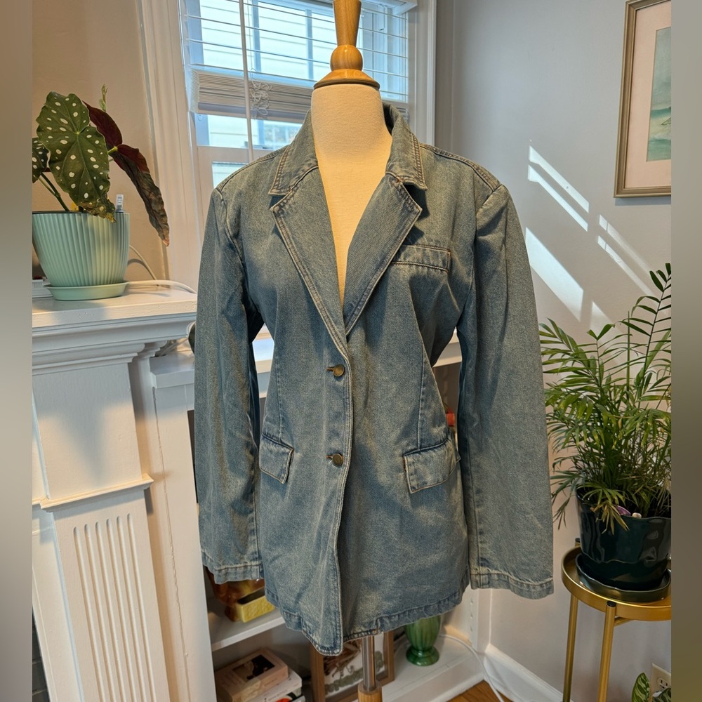 Denim blazer